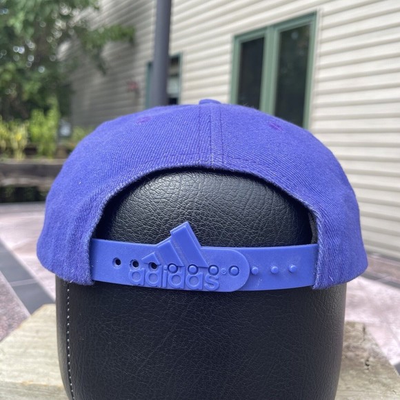 Vintage Adidas Snapback Logo Spellout Hat Cap - Picture 7 of 13